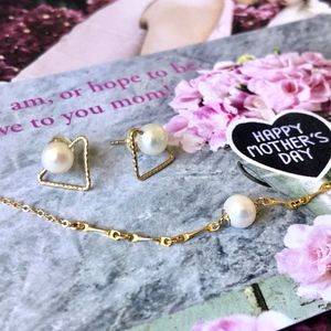 Mother's Day Gift Jewelry Set Necklace & Earrings